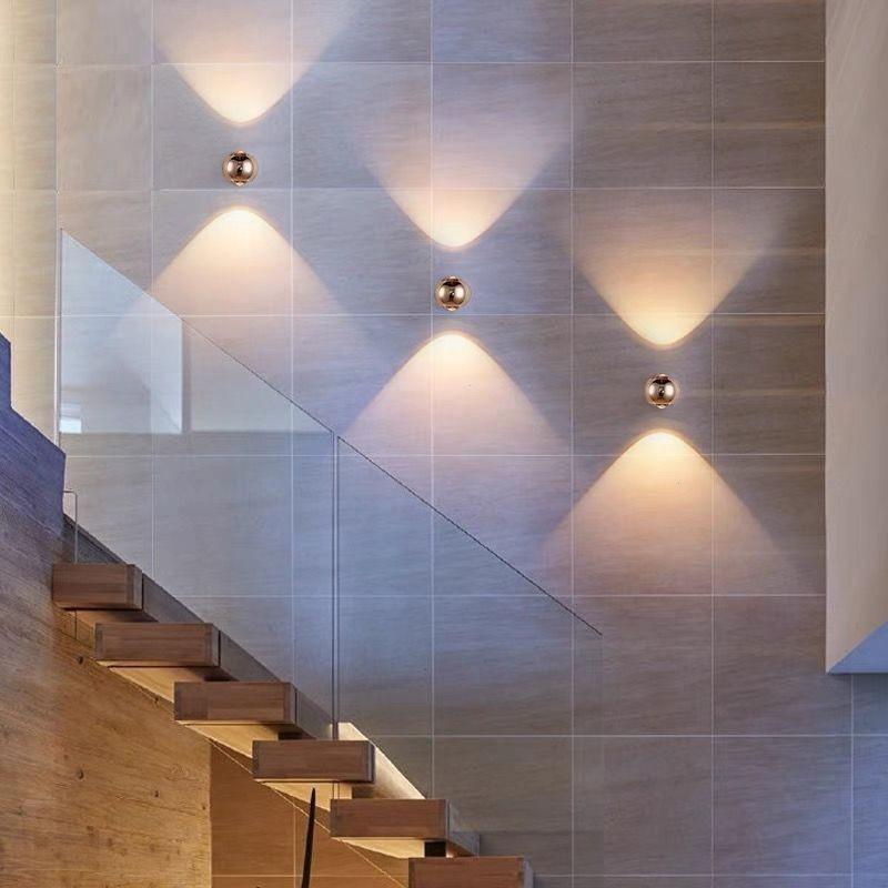 Rotatable Modern Minimalist Wall Lamp for Bedside, Entrance, Hallway, or Staircase