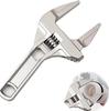 Giratist Wide Vertical Adjustable Wrench for Water Large Top Wide Adjustable Adjustable Range Slim and for Water Pipe and Plumbing Taps, Opening,