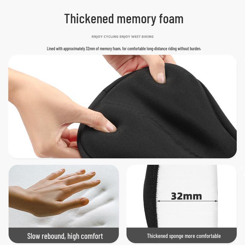 WestBiking Memory Foam Bicycle Saddle Cover