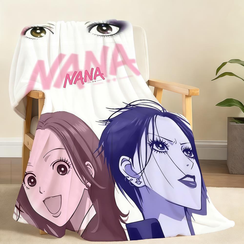 Japanese Classic Anime N NANA Cartoon Blanket For Soft Throw Blanket for Picnic Bed Sofa Home Bedroom Cozy Warm Comfortable