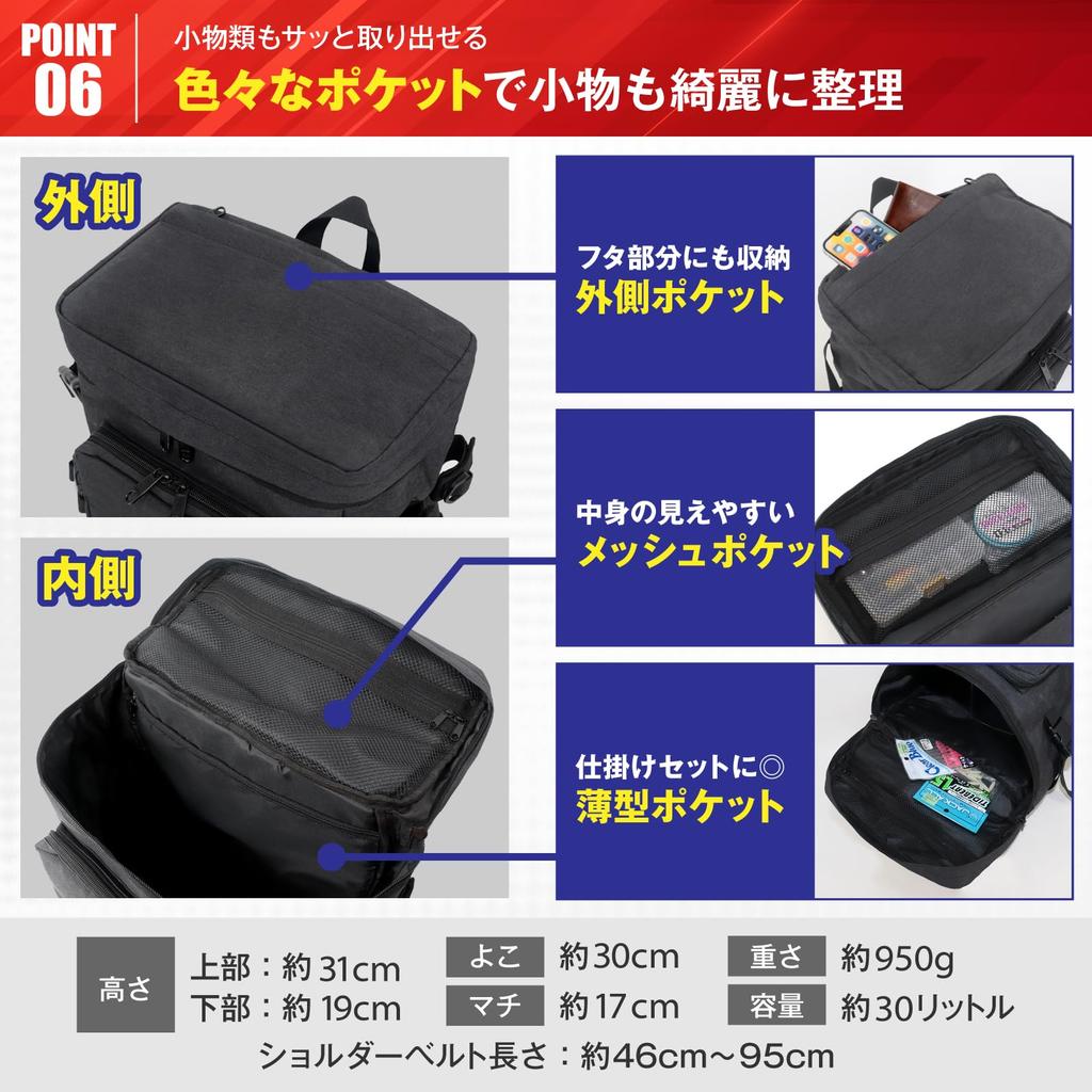 FISHBOMB Fishing Backpack, Summer 2025 Model, Large Capacity, Multiple Pockets, Fishing Rod Holder, Water-Resistant