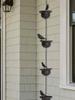 Mobile Birds On Cups Rain Chain Rain Catcher For Gutter Roof Decoration Metal Drainage Rain Chain Downspout Tool