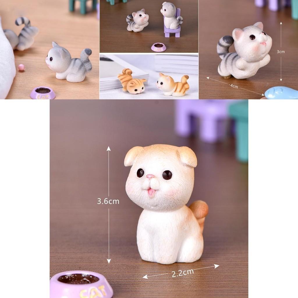 Delightful Cartoon Cat Design Mini Cat Dolls Ideal For Creative Cake Decorations And Gifts
