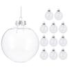 12Pcs Xmas Ball Hanging Ornaments Classic Christmas Tree Decorative Balls Plastic Pendant Xmas Party Decorations
