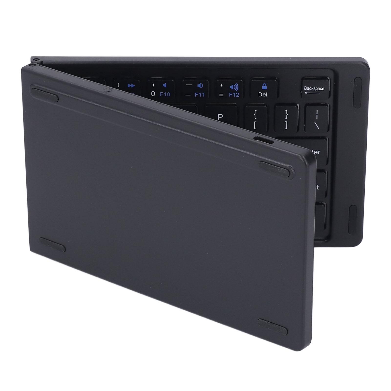 

Складная Bluetooth-клавиатура Bluetooth 5.0 Перезаряжаемая Магнитная Ультратонкая Портативная Беспроводная чёрный