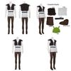 Shrek Cosplay Attire In Polyester Fabric For Halloween Costume Party Use