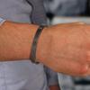 Vnox Brazalete Abierto de Acero Inoxidable Oxidado para Hombres Mujeres, Pulseras de Metal Básicas, Joyería Retro Regalo de Navidad Cumpleaños