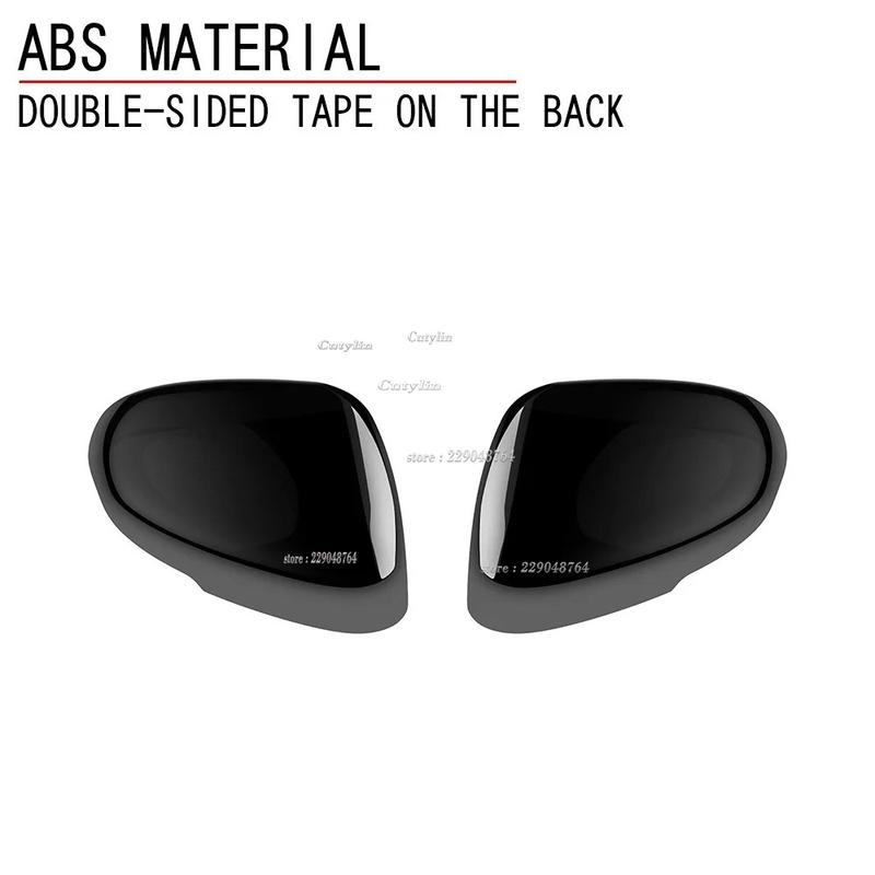 For Mitsubishi Outlander 2024 Black Styling Door Mirror Overlay Styling Rearview Mirror Cover Trim Car Accessories
