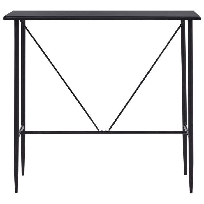 VidaXL Ensemble de Bar 5 pcs Mobilier de Bistrot Meubles de Comptoir Table et Chaises de Pub Jardin Cuisine Maison 3051297