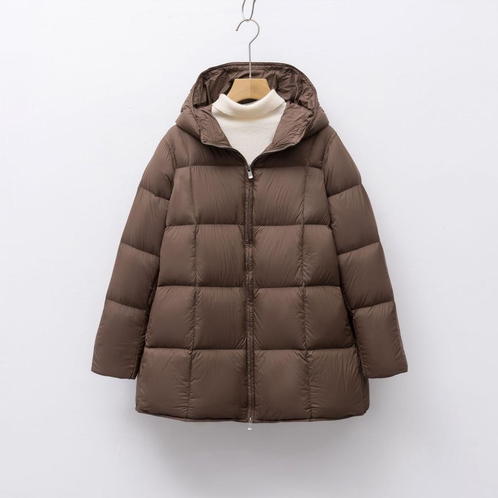 Fleece Medium and Long Bread Jacket Down Jacket Women's Hooded Thickened Winter Coat