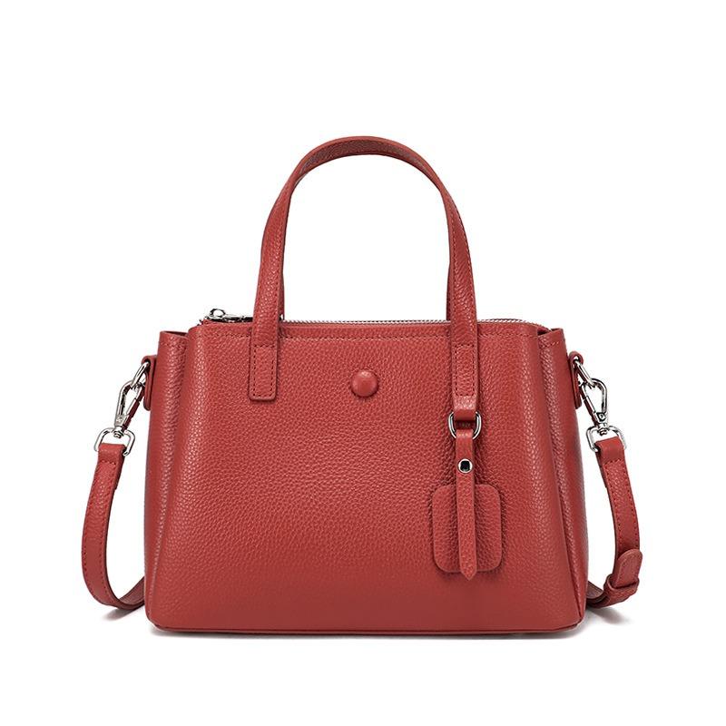 Bags Women's cowhide shoulder bags New handbags Large capacity women's versatile commuter messenger bags