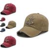 Fashionable Men's Denim Baseball Cap With Charming Embroidery And Versatile Seasonal Wear