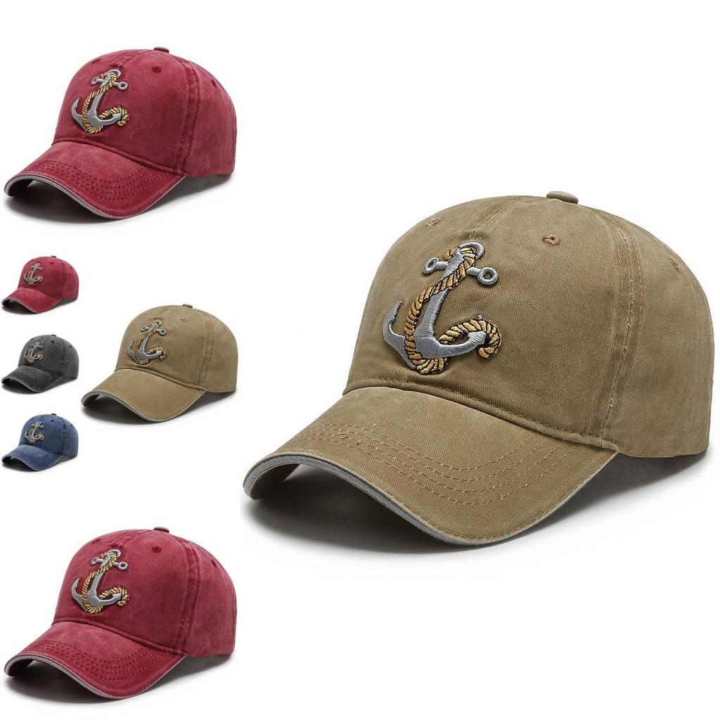 Fashionable Men's Denim Baseball Cap With Charming Embroidery And Versatile Seasonal Wear