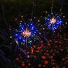 1 Pack Solar Fireworks Lights Outdoor,Holiday Lighting Firework Lights for Garden Patio,Halloween,Christmas,Wedding,Wall Decor
