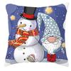New Christmas Dwarf Pillow Cover Christmas Cute Dwarf Peach Skin Cushion Cover