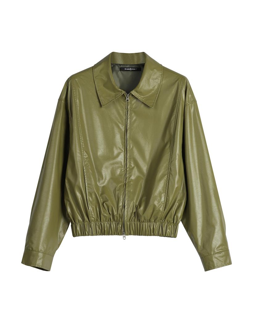 Avandress Harley Coated Faux Leather Jacket - 3 Colors