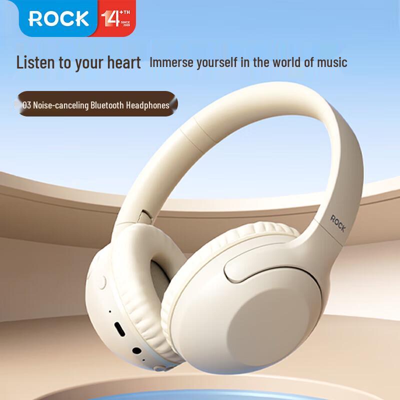 

ROCK O3 Over-ear ANC Bluetooth Headphones