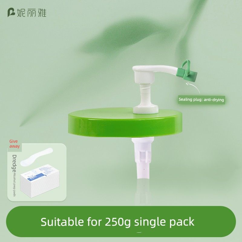 

Niliya Is Suitable for Silk Tower White Tank Press Pump Head 550G/566 Fu Original Fit Body Lotion Squeeze Nozzle [Suitable for 250g] with Sealing Plug - 1 Pack