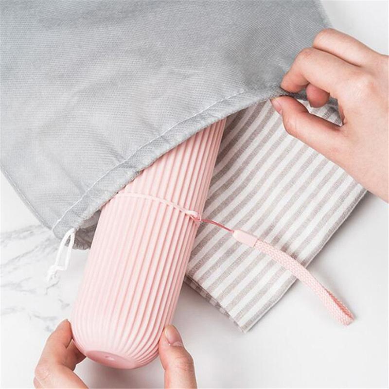 Portable Toothbrush Cup Bathroom Toothpaste Holder Storage Case Storage Cup