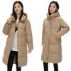 Fall/Winter 2025 New Plus-size Loose Hooded Padded Jacket Mid-length Thickened Down Cotton Jacket Women's Jacket Versatile Padded Clothes