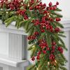 Rattan Christmas Wreath & Tree Set: 50/60/80CM Door Hanging & 2.7M Garland, Perfect for Holiday Window Décor