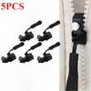 5 Stück Universelles Reißverschluss-Reparaturset Schnell Sofort Abnehmbarer Reißverschlusskopf Ersatz Reißverschlussanhänger für Jacke Tasche Mantel