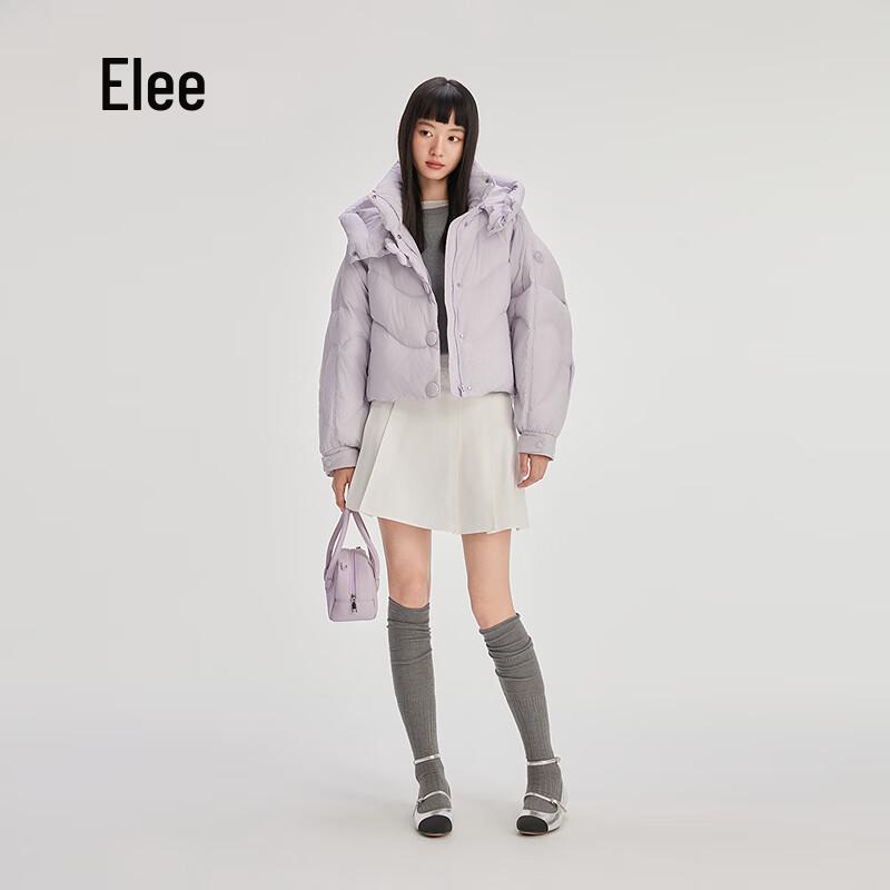 Allely Sweet Detachable Hooded Short Down Jacket