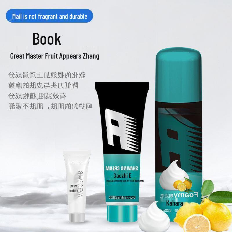 Six-Blade Manual Shaving Razor for Men with Old-Fashioned Design and Razor Holder