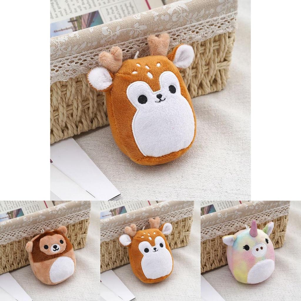 Cozy Squishallow Keychain Bear Plush Toy For Children Gift