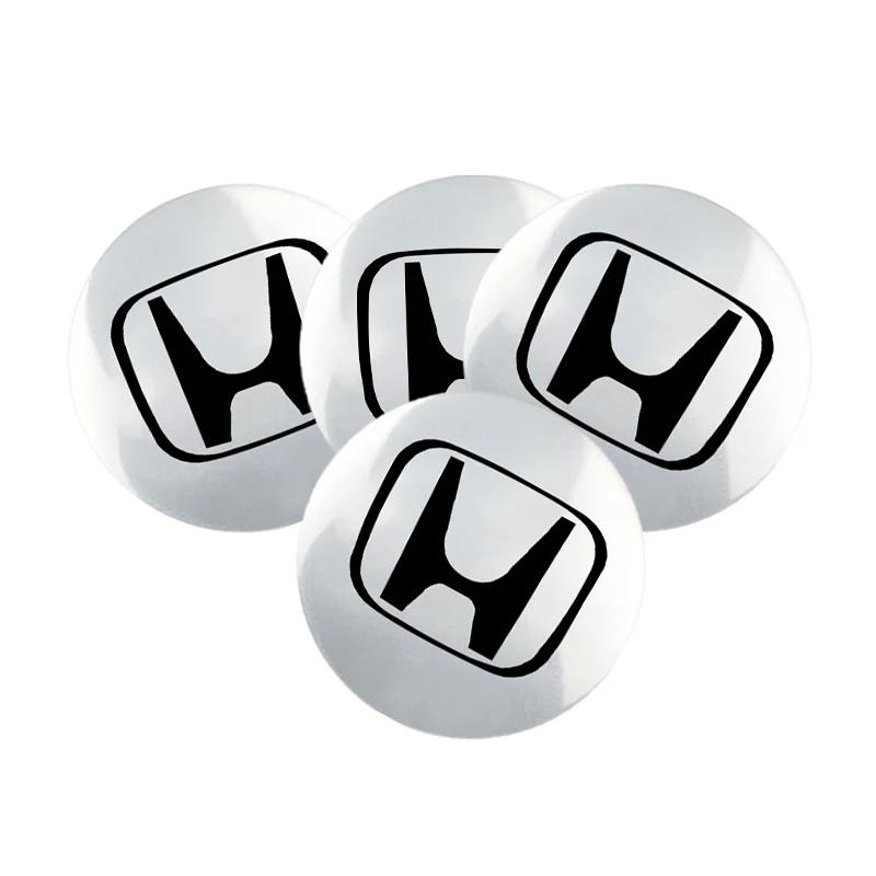 

4pcs 56mm 60mm Car Wheel Center Hub Center Cap Rim Hub Dustproof Cover Emblemem For Honda Accord CRV XRV Civic Odyssey
