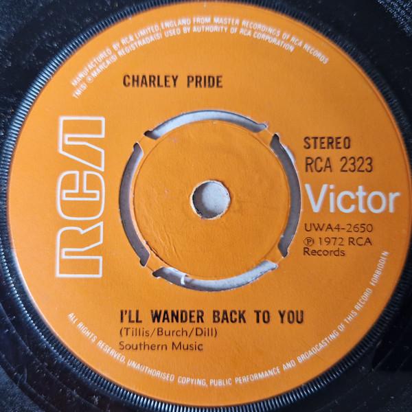 

7inch Record CHARLEY PRIDE Crystal Chandeliers RCA2323 RCA Victor 1973 UK CountryFolk Used