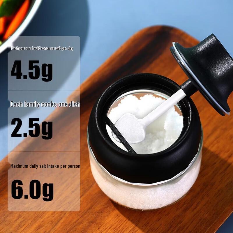 Glass Seasoning Jars with Integrated Brush