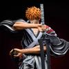 35cm Bleach Dual Blades Ichigo Kurosaki Figure Thousand-Year Blood War Anime Statue Desktop Ornament Collect Model Toy Boys Gift
