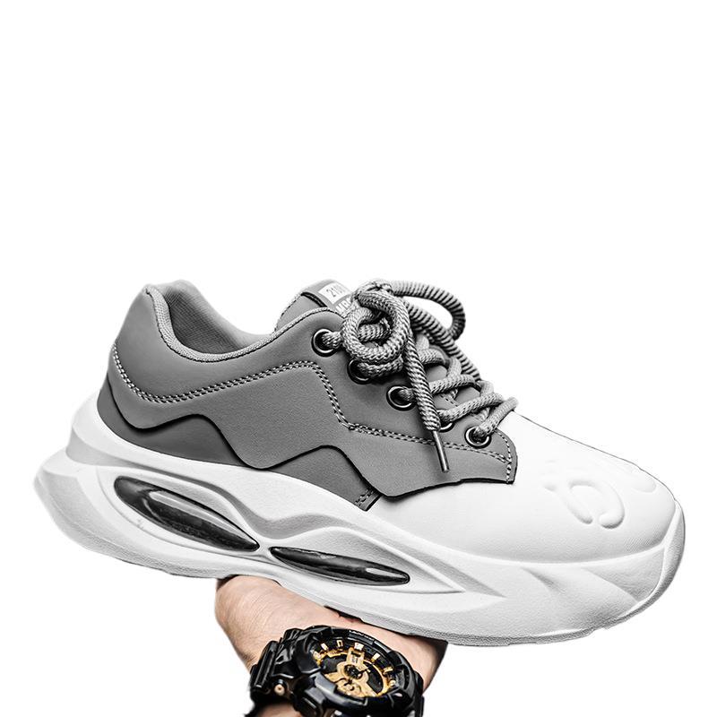 Men's shoes 2025 spring new thick-soled versatile niche fashion casual youth sports heightening shoes men