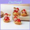 Lucky God Of Wealth Resin Figurine For Home Office Celebration Gift