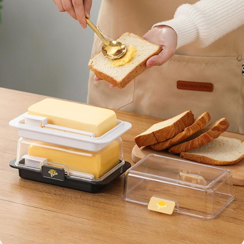 Mehrzweck-Butterdose Praktisch für Küchenutensilien Aufräumen Haushaltsaufbewahrungslösung und Leicht zu reinigen