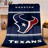 Houston-Texans Artwork Blanket Flannel Throw for Sofa, Travel, Camping, Livingroom, Office, Chair and Bed Soft and Warm Holiday gifts