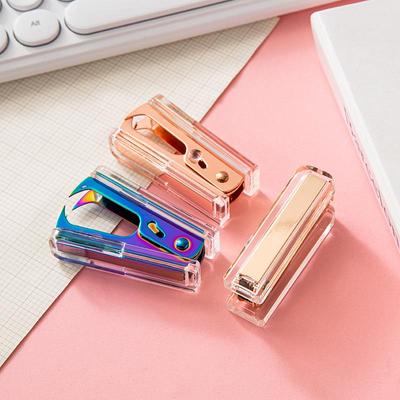 Portable Acrylic Rose Gold Nail Remover for Office Use - Set of 12