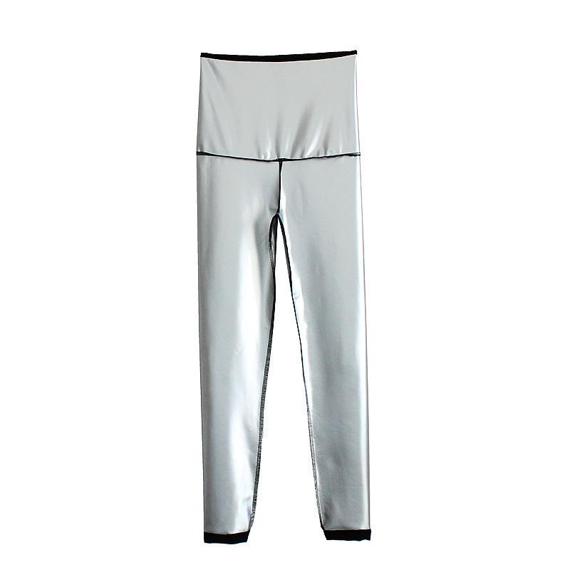 Set Pantaloni Sport de Modelare pentru Femei 9 Minute - Control Abdomen, Croială Strânsă, Design cu Nasturi
