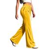 Women's Fashion High Waist Flare Pants, Casual Korean Velvet Trousers