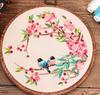 with Pattern and Instructions Crafts Cloth Arts Handmade Embroidery Kit Cloth Threads Tools Cross Stitch DIY Starter Suits