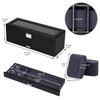 Baskiss Luxury 2-Tier Wooden Watch Case, Holds 6 Watches, and Can Also Store Accessories, Rings, Earrings, and Pens - Collection Case