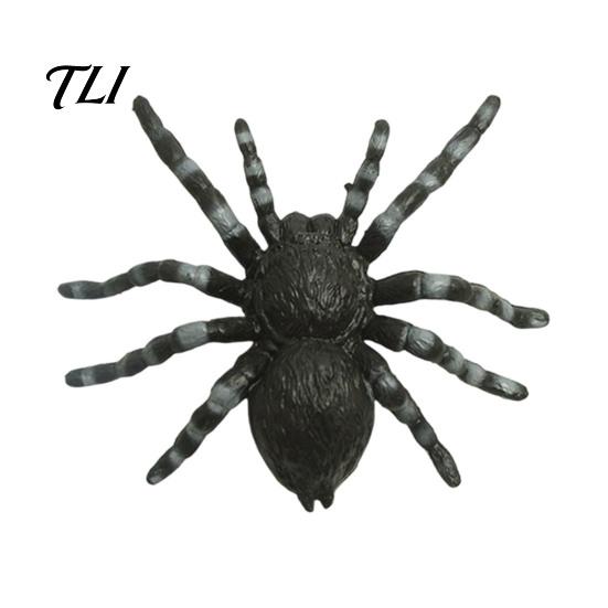 Decoratieve Terrarium Accessoires Realistische Spinnenbeeldje, Levensgetrouwe Nep Tarantula Figuur, Plastic Dier Kinderverjaardagscadeaus Model voor