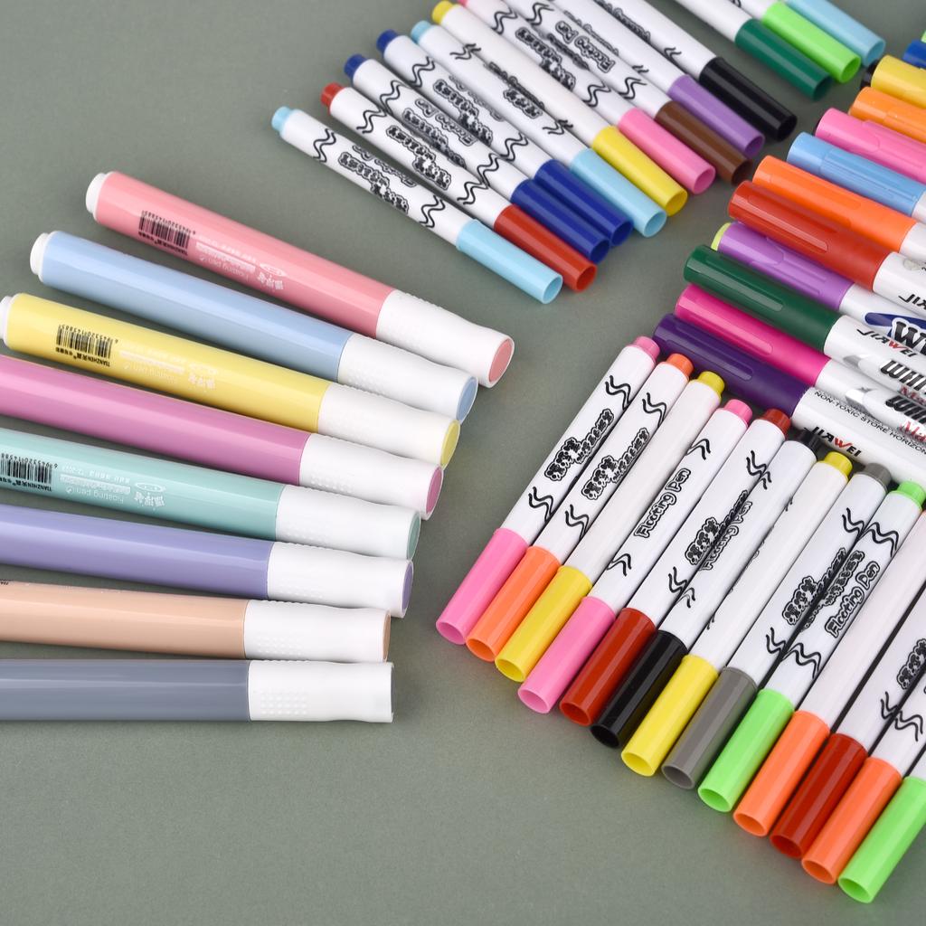 Magical Water Painting Pen Colorful Mark Pen Markers Floating Ink Pen Doodle Water Pens Children Montessori Early Education Toys