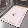 Noob Discount: Crystal Velvet Absorbent Anti-slip Mat for Bathroom & Toilet Doorway