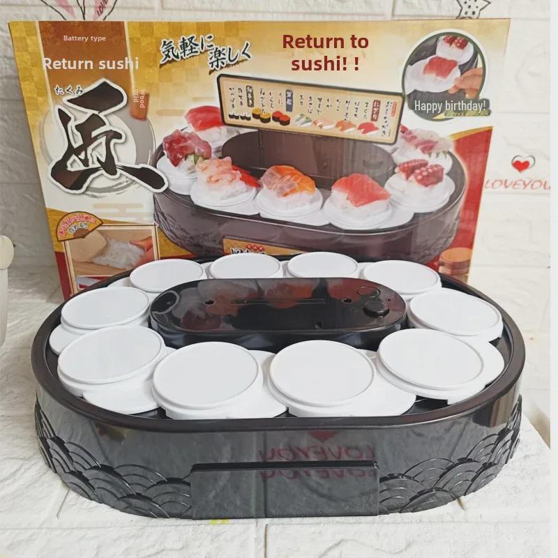 Automatic Rotating Dessert Sushi and Cake Display Stand for Parties