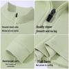 JEANSWEST LIFE Men's Winter Thermal Fleece Half-Zip Base Layer Tee