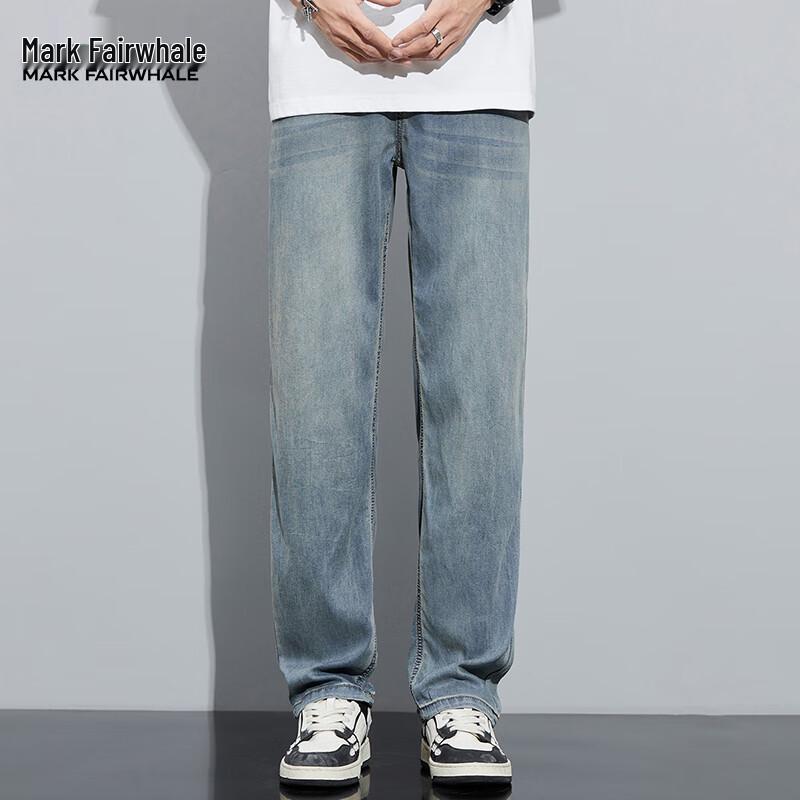 Mark Fairwhale Men's Lyocell Blend Straight-Leg Jeans