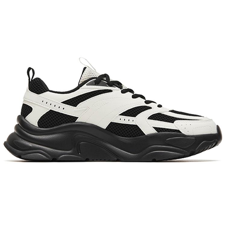 Anta Life Collection Comfortable Low top Casual Shoes Women's Black White 122258891-3