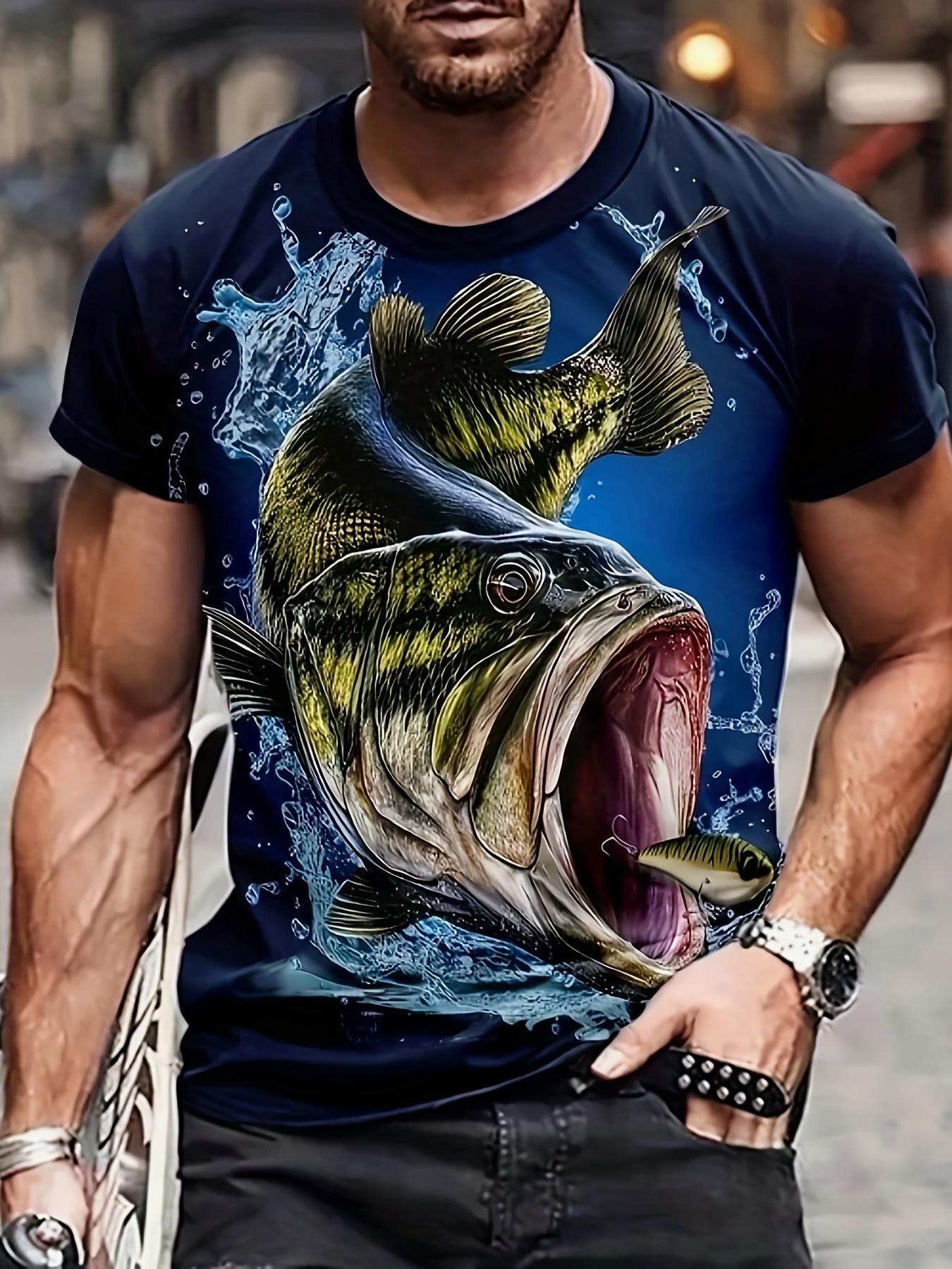 

Мужская дышащая футболка с 3D-принтом 6XL разноцветный